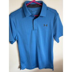 Under Armour Mens Small Polo Shirt Loose Fit Polyester